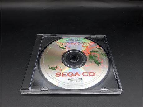 DRAGON'S LAIR - DISC ONLY - EXCELLENT CONDITION - SEGA CD