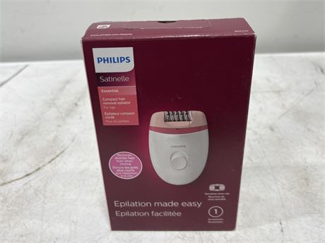 (NEW) PHILIPS COMPACT HAIR REMOVAL EPILATOR