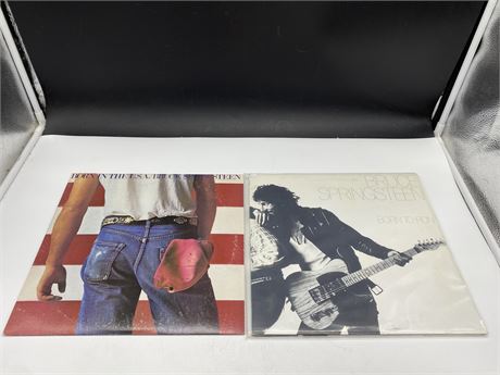 2 BRUCE SPRINGSTEEN RECORDS - EXCELLENT (E)