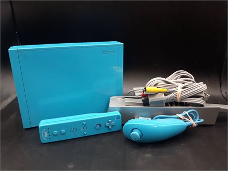 RARE - LIMITED EDITION BLUE NINTENDO WII CONSOLE
