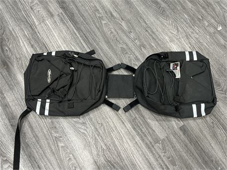 (NEW) SCOTCHLITE DOUBLE SADDLE MOTORCYCLE BAGS