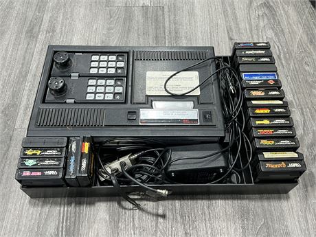 COLECO VISION GAME SYSTEM + 20 GAMES