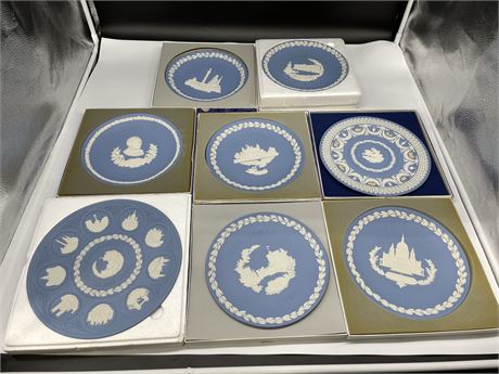 8 WEDGEWOOD COLLECTORS PLATES