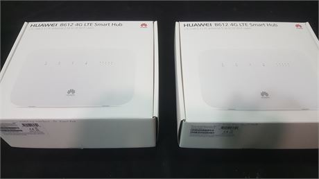 2 HUAWEI B612 4G LTE SMART HUBS (USED)