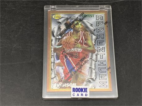 IVERSON ROOKIE TOPPS FINEST (Still has protective seal)