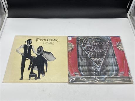 2 FLEETWOOD MAC RECORDS - VG (slightly scratched)