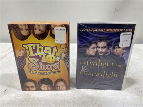 SEALED THAT 70s SHOW COMPLETE SERIES & SEALED TWILIGHT COLLECTION