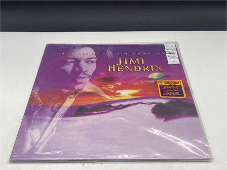 SEALED - JIMI HENDRIX - FIRST RAYS OF THE RISING SUN - 2LP - LIMITED ED. W/ BOOK