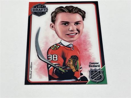 FUNNY POPS CONNOR BEDARD NHL DRAFT 2023 LIMITED EDITION #46/98