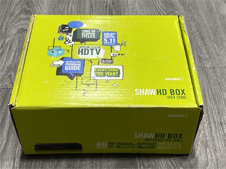 SHAW HD BOX DCX 3200 - AS NEW