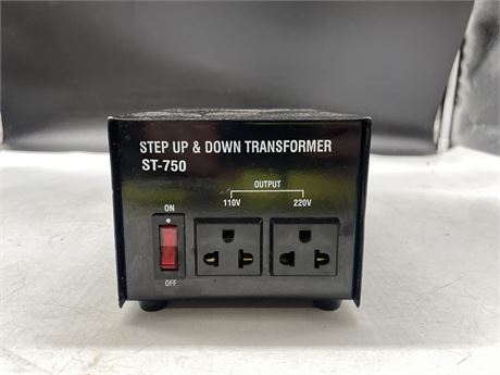 ST-750 STEP UP AND DOWN TRANSFORMER