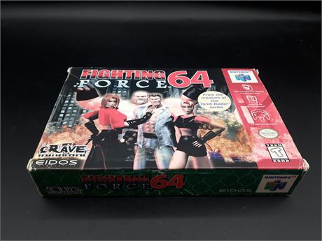 FIGHTING FORCE - CIB - EXCELLENT CONDITION - N64