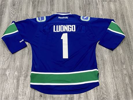 LUONGO VANCOUVER CANUCKS JERSEY SIZE L