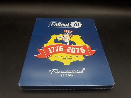 SEALED - FALLOUT 76 - STELLBOOK TRICENTENNIAL EDITION - PS4