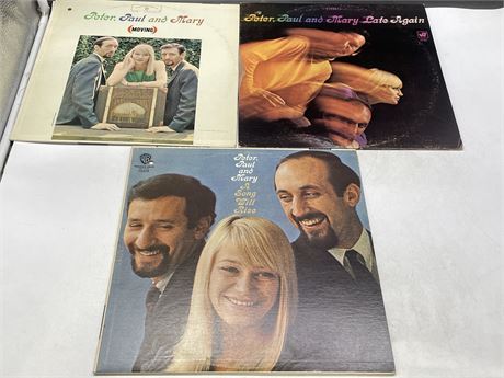 3 PETER, PAUL & MARY - (E) EXCELLENT CONDITION
