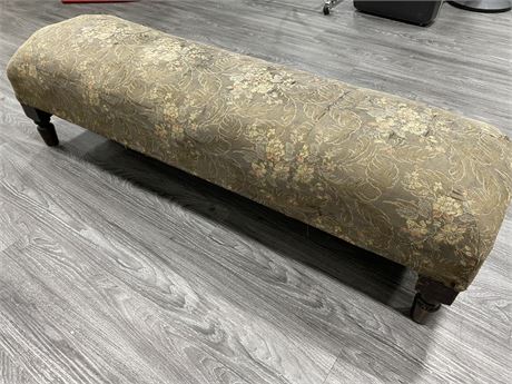 ANTIQUE VICTORIAN FIREPLACE BENCH (4.25ft long)