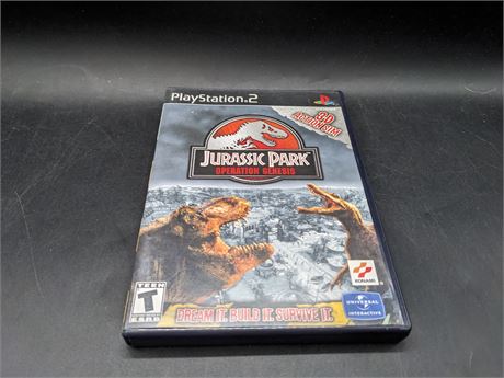 JURASSIC PARK: OPERATION GENESIS - VERY GOOD CONDITION - PS2