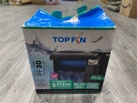 TOP FIN PF 30 POWER FILTER IN BOX
