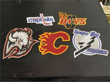 LARGE NHL TEAM PATCHES