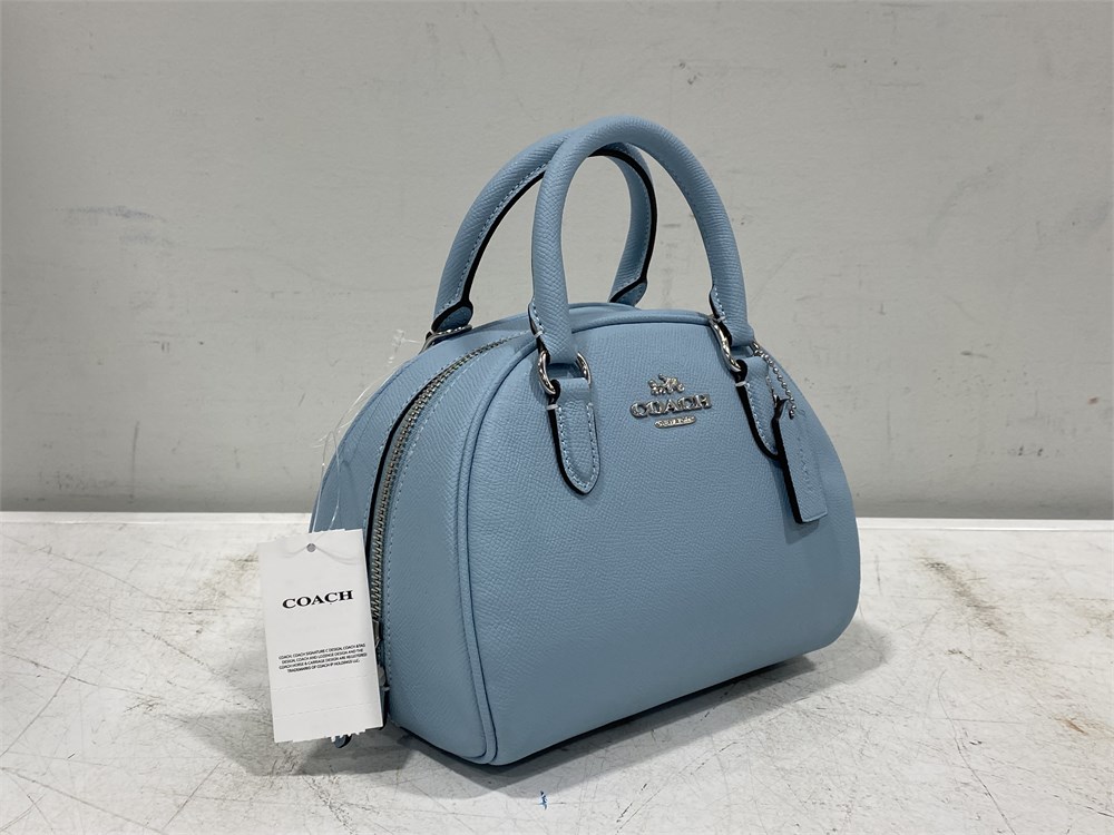 Coach powder sale blue bag