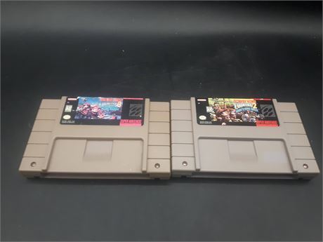 DONKEY KONG COUNTRY 2 & 3 - SNES