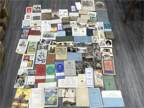 1920’S-1940’S BOOKS, PAMPHLETS, TOURBOOKS, POSTCARDS ETC