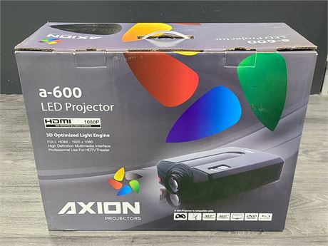 AXION A-600 LED PROJECTOR WITH 3D