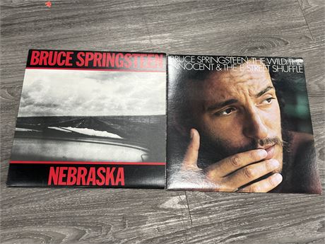 2 BRUCE SPINGSTEEN RECORDS - NEAR MINT (NM)