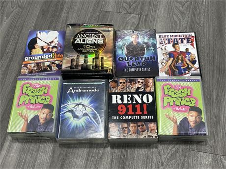 8 COMPLETE DVD SERIES SETS (MOST GOOD CONDITION)