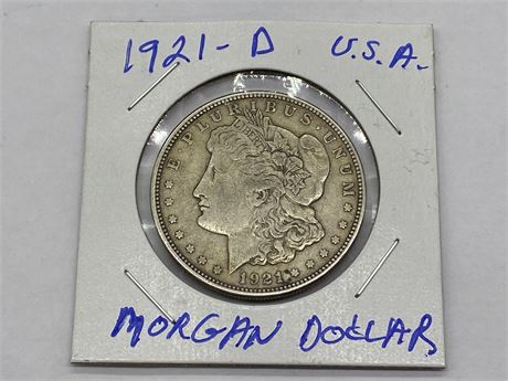 1921 - D USA MORGAN DOLLAR