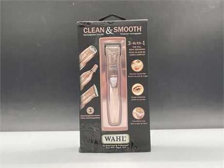 WAHL CLEAN & SMOOTH RECHARGEABLE TRIMMER