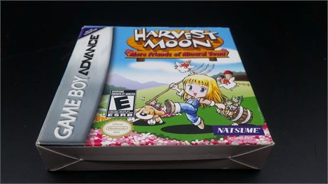 EXCELLENT CONDITION - CIB - HARVEST MOON MORE FRIENDS OF MINERAL TOWN - GBA