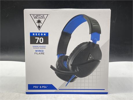 SEALED TURTLE BEACH RECON 70 WIRED GAMING HEADSET