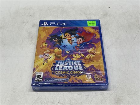 SEALED - JUSTICE LEAGUE COSMIC CHAOS - PS4