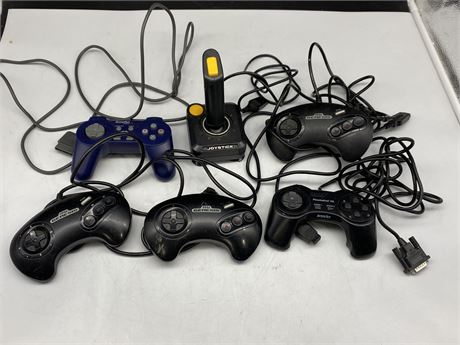 MISC VIDEO GAME CONTROLLERS (Untested)