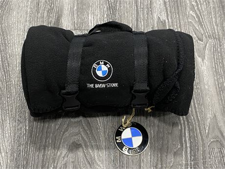 BMW CAR BLANKET + METAL