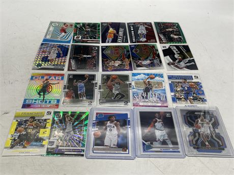 LOT OF 20 NBA STARS AND RC’S