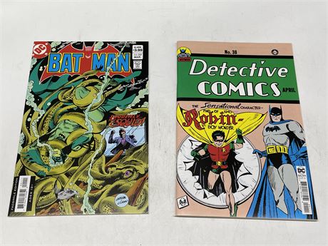 2 BATMAN COMICS NO. 357 AND NO. 38