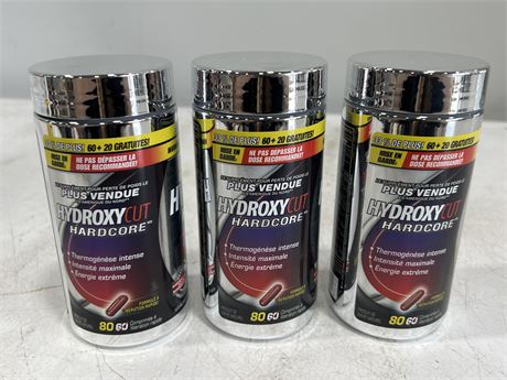 3 SEALED HYDROXYCUT WEIGHT MANAGEMENT