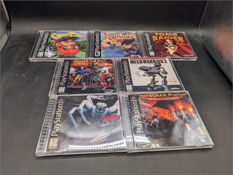COLLECTION OF PLAYSTATION ONE GAMES