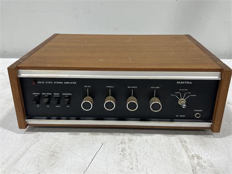 ELECTRA SA-6600 STEREO AMP - BAD NOISE FROM LEFT CHANNEL
