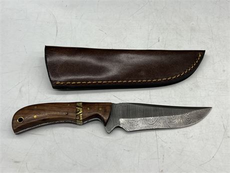 BESKAR STEEL KNIFE W/SHEATH (9”)