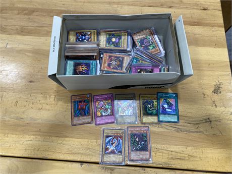 BOX OF 90s YU-GI-OH CARDS - INCLUDES FIRST EDITIONS