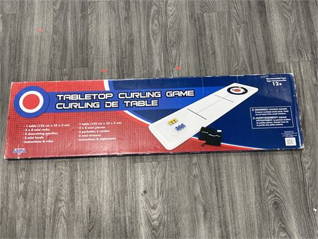 LARGE TABLETOP CURLING GAME IN BOX