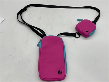 LULULEMON CROSS BODY BAG WITH ATTACHED AIRPOD HOLDER