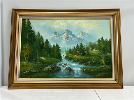 ORIGINAL SIGNED OIL ON CANVAS PAINTING (44”x32”)