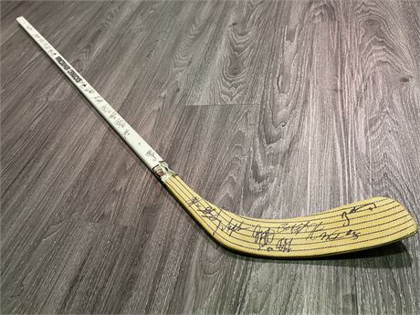 SIGNED CANUCKS STICK (Signatures unknown)