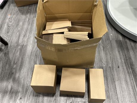 LOT OF CARDBOARD BOXES - MISC SIZES
