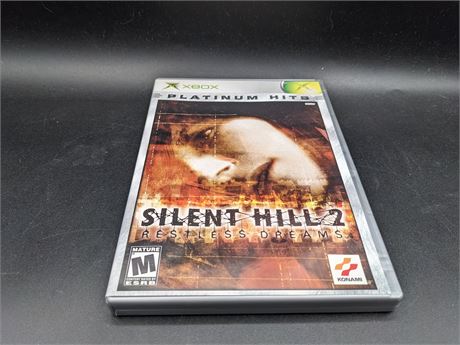 RARE - SILENT HILL 2 RESTLESS DREAMS - EXCELLENT CONDITION - XBOX
