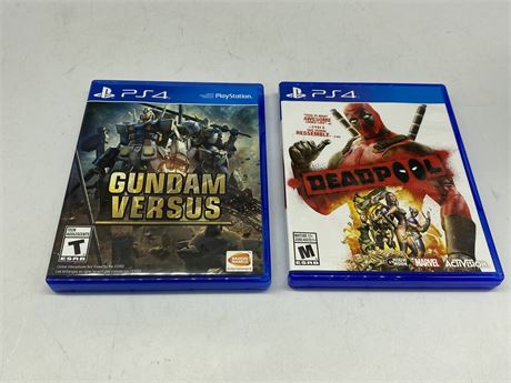 2 PS4 GAMES (Like new)
